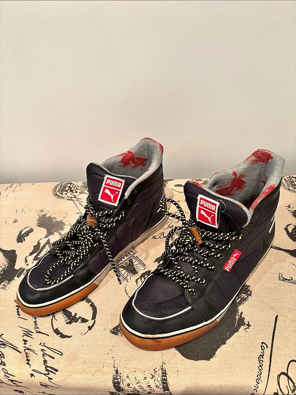 Puma High Top Sneakers Navy US 13